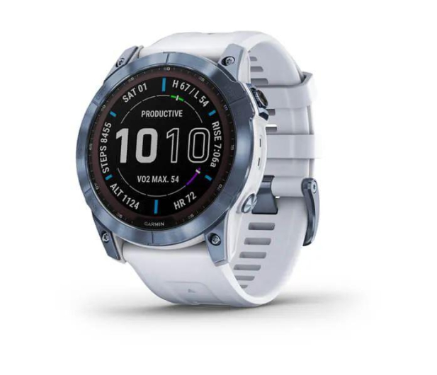 Garmin SMARTWATCH GARMIN Fenix 7X Sapphire Solar Jasnoniebieski Tyt - 1467060 - zdjęcie
